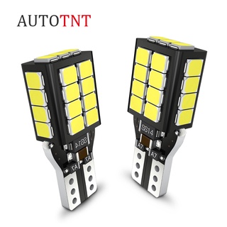 หลอดไฟถอยหลังรถยนต์ LED 921 912 W16W T15 12-24V สีขาว 2 ชิ้น