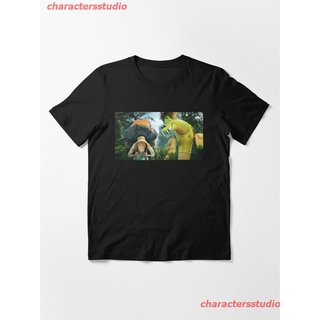 New Hotel Transylvania Dracula And Jonathan Loughran Essential T-Shirt เสื้อยืด ดพิมพ์ลาย ดผ้าเด้ง คอกลม cotton ความนิยม