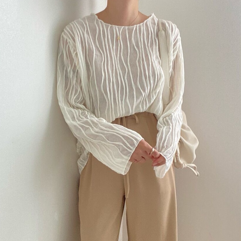 (พร้อมส่ง) เสื้อ รุ่น Milly Blouse มี 2 สี | PENN STUDIO