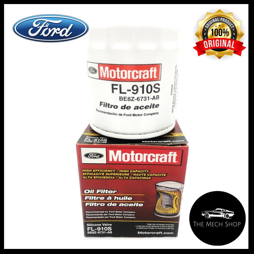 กรองน้ํามันเครื่อง Ford FL-910S (BE8Z-6731-AB) Fiesta Kuga EcoSport