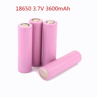 (4pcs)ถ่านชาร์จ 18650 3.7V 3600mAh