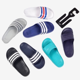 ของแท้ ใหม่ ขายดี ล่าสุด 2022【แท้ 100%】รองเท้าแตะAdidas Duramo Slide size: 3-10 (UK) มี 7 สี  แบบสวม เบา สบาย ใส่นุ่ม รอ