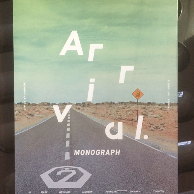GOT7-FLIGHT LOG : ARRIVAL GOT7 MONOGRAPH Limited Edition Photobook+cd+post card โมโนกราฟ โฟโต้บุ๊ค ก๊อตเซเว่น