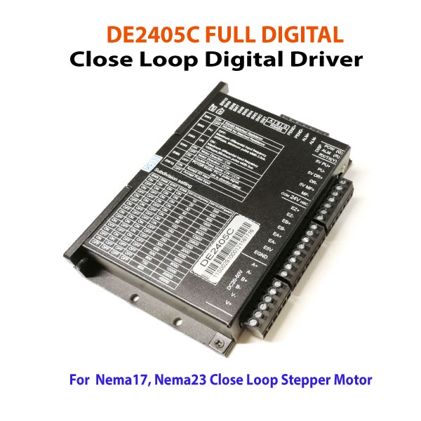 DE2405C Full Digital Driver สำหรับมอเตอร์ Nema23, Nema17 ชนิด Close Loop.SKU:030619-L2