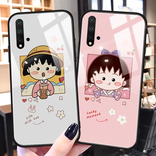 Dmy เคสโทรศัพท์มือถือกระจกนิรภัย ลายเด็กผู้หญิงน่ารัก สําหรับ huawei nova 5 5T 6se 7 7i 7se 5i 4e 3 3i 2i 2lite P30 pro P20 lite P10 mate 20 pro 10 30 Y9 Prime