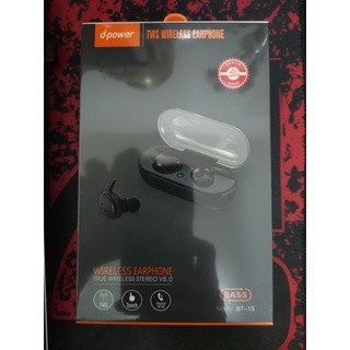 d-power TWS Wireless Earphone l Model BT-15 เสียงดี คุ้ม