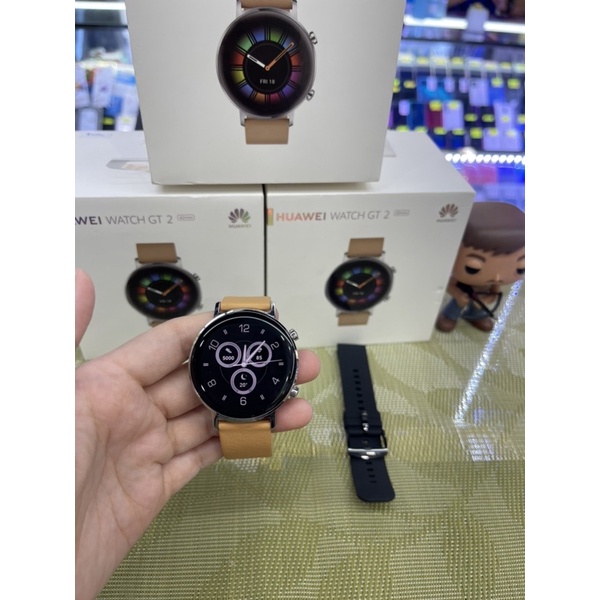 watch GT2 มือ2 สายหนัง สภาพ99มีสายดำแถมยกกล่อง - fish_phone - ThaiPick