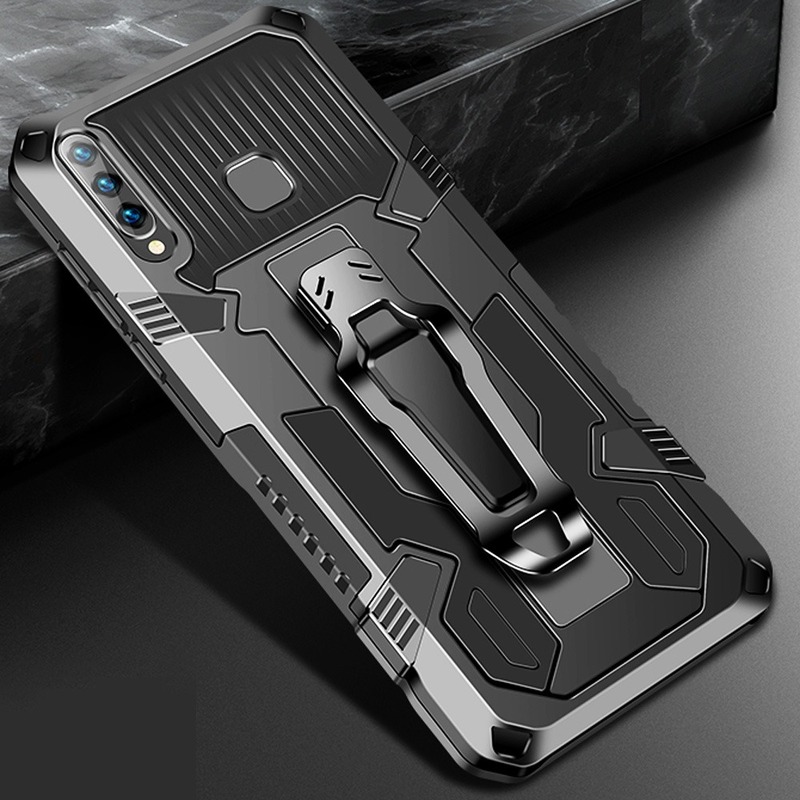 เคสโทรศัพท์มือถือ กันกระแทก พร้อมคลิปหนีบเข็มขัด สําหรับ Vivo V27e Pro Y11 Y12 Y15 Y17 Y22s Y35 Y20i Y12A V20 Y30 Y16 Y02s