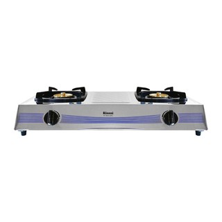 gas stove GAS STOVE TABLE RINNAI RT-902A Kitchen appliances Kitchen equipment เตาแก๊ส เตาแก๊สตั้งโต๊ะ 2 หัวแก๊ส RINNAI R