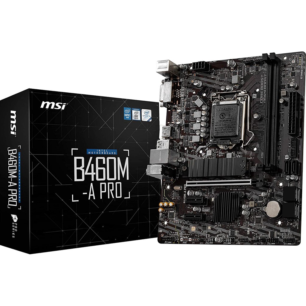 MSI B460M-A PRO ProSeries Motherboard chia 6 sata #B460m