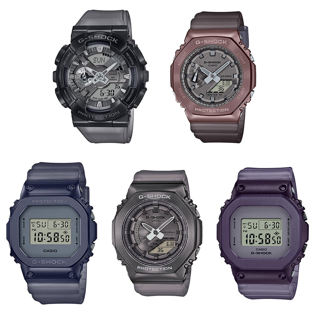 Casio G-Shock/G-Shock Mini นาฬิกาข้อมือ สายเรซิ่น รุ่น GM-110MF-1A,GM-2100MF-5A,GM-5600MF-2,GM-S2100MF-1A,GM-S5600MF-6