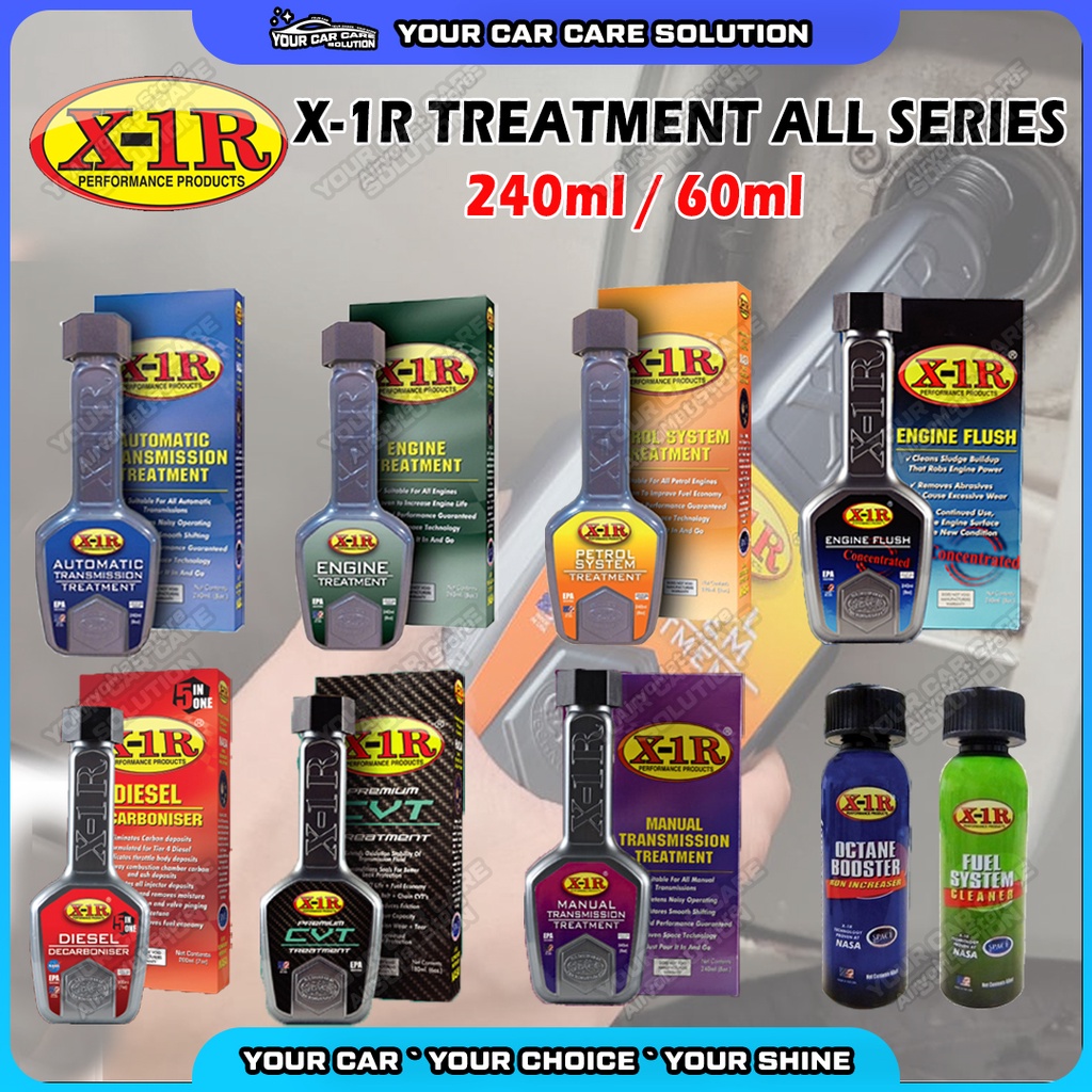 X-1R X1R การรักษาเครื่องยนต์/ดีเซล/ระบบน้ํามัน/โคลน/การส่งสัญญาณ/Cleaner/Octane Booster/Premium CVT 
