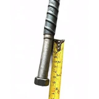 เพลารถเข็น เหล็กข้ออ้อย ความยาว 50cm ,55 ,60 ,65 ,70 ,75 ,80 ,85 ,90 ,95 ,100 ,110,120 cm