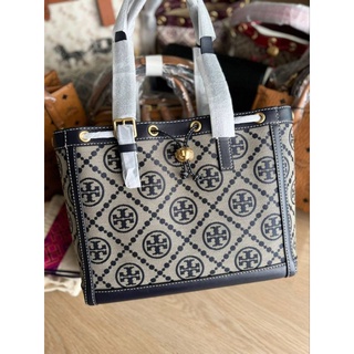 👜💼👛New Tory Burch T Monogram Jacquard Small Tote Bag