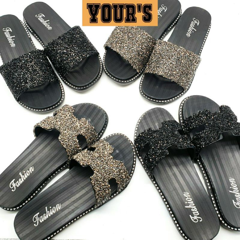 YOURS Lady Slipper Shoes l Kasut Perempuan Sandal Wanita