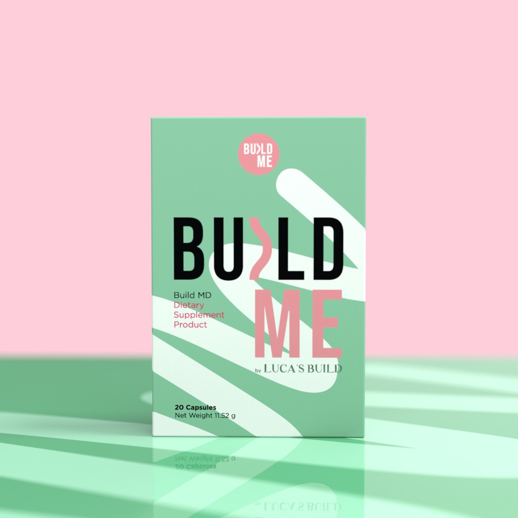 Build Me by Luca's Build บิลด์มี ผลิตภัณฑ์เสริมอาหาร เบิร์นไขมัน 1 กล่อง 20 แคปซูล