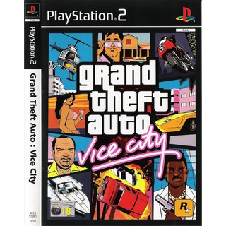 แผ่นเกมส์ Grand Theft Auto Vice City PS2 Playstation2 คุณภาพสูง ราคาถูก