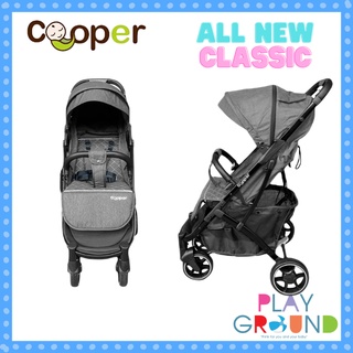 Cooper รถเข็นเด็กพับได้ รุ่นคูเปอร์ คลาสสิค Cooper classic ของแถม 9 รายการ รถเข็นเด็กอ่อน รับประกันศูนย์ไทย 2 ปี