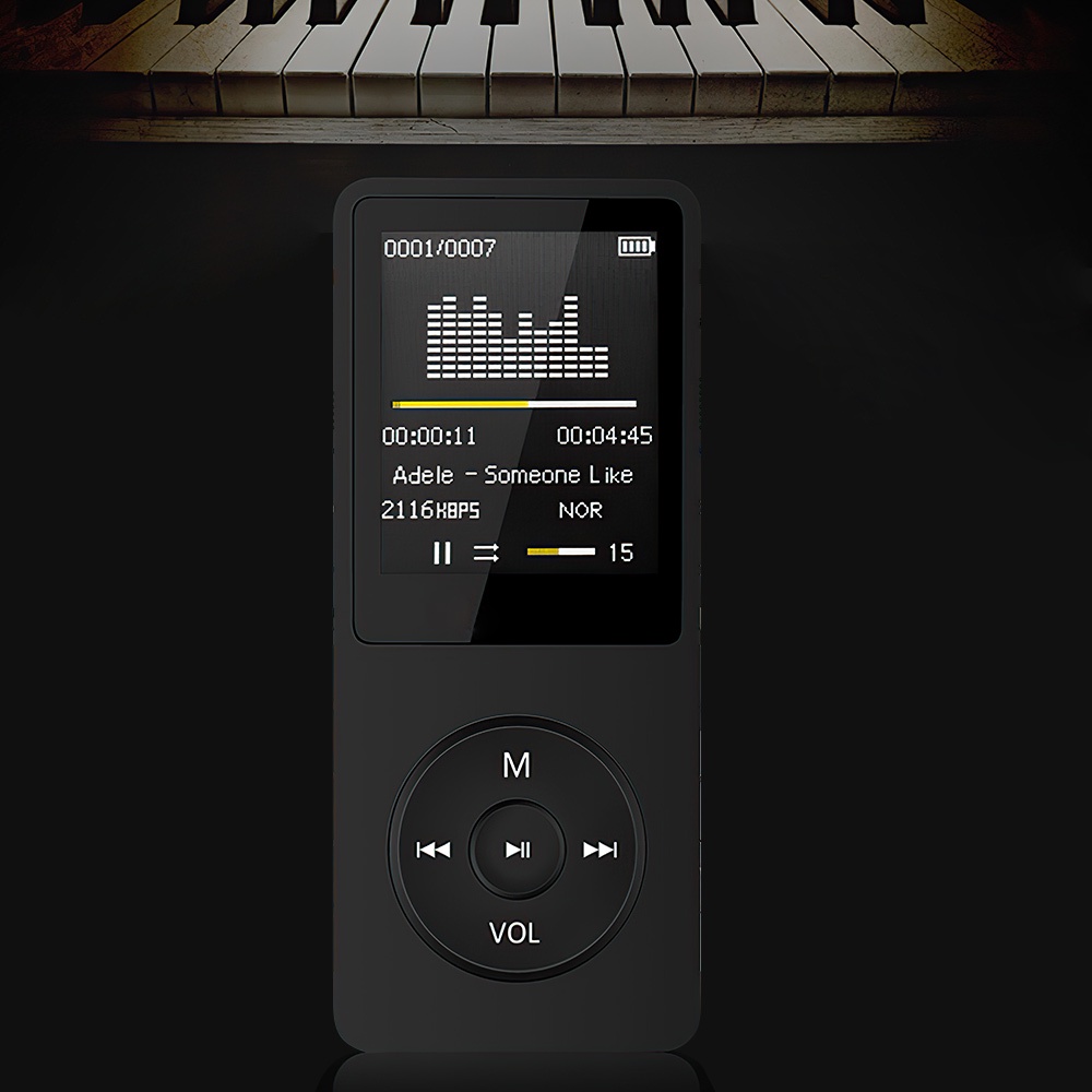 Mini Walkman Portable MP3 Player HiFi Music Player with 1.8inch Screen ...