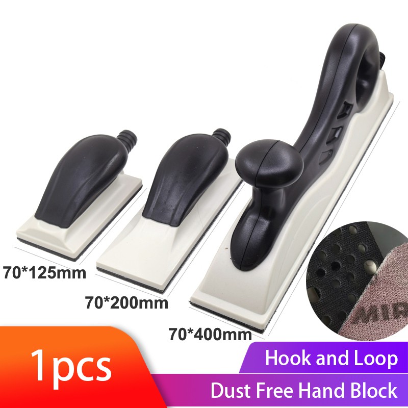 3 ชิ้นมือขัดบล็อกฝุ่นสกัดขัดฟองน้ําบล็อก400x70มิลลิเมตรฝุ่นฟรีบล็อกงานไม้บดหินลับแผ่นขัด