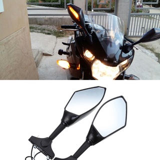 evomosa Motorcycle Rearview Mirrors LED Turn Signals Lights for Hyosung GT125R GT250R GT650R Kawasaki Z750S Ninja 250R 6