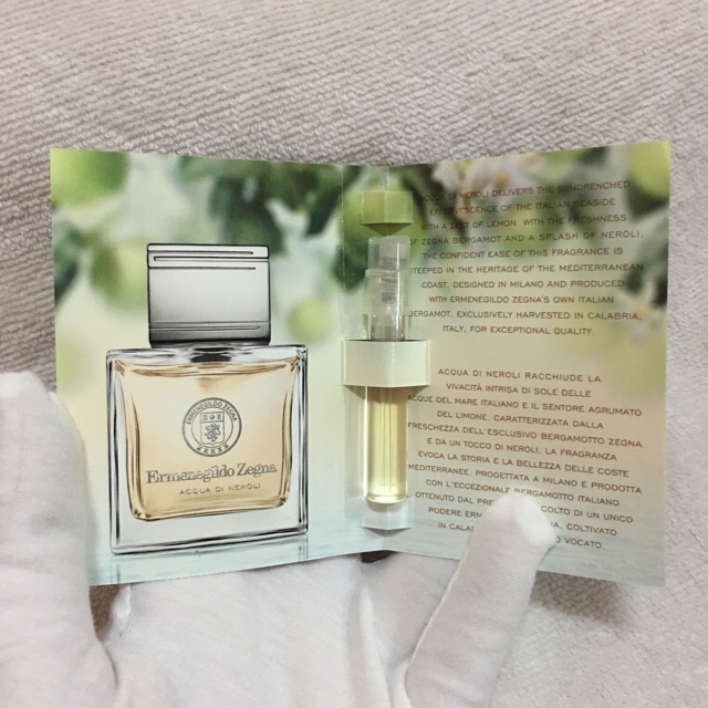 ermenegildo zegna perfume acqua di neroli