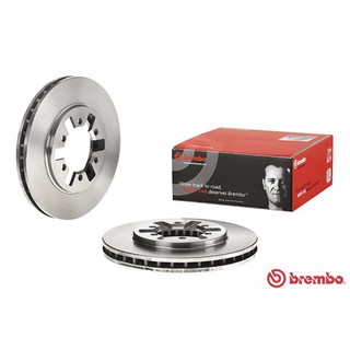 จานเบรคหน้า NISSAN BIG-M D21 4WD 4X4 1988- FRONTIER D22 4WD 4X4 1997- URVAN E24 1988- 09 5255 10 BREMBO