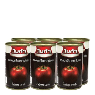 ไมก้า ซอสมะเขือเทศเข้มข้น 170 กรัม x 6 กระป๋อง Mica Tomato Sauce 170g x 6 Cans