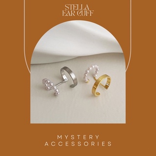 MA620-MA621: Stella Ear Cuff | Mystery Accessories ต่างหู ต่างหูเกี่ยว ต่างหูมุก ต่างหูสีเงิน ต่างหูสีทอง ต่างหูคลิป