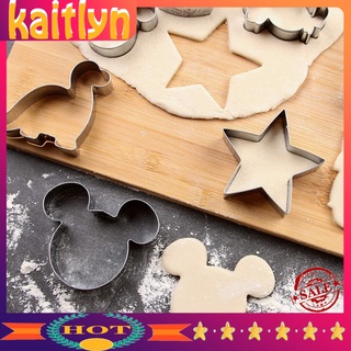 &lt;Kaitlyn&gt; แม่พิมพ์ ลายการ์ตูนยูนิคอร์น เกรดอาหาร สําหรับทําคุกกี้ ขนมปัง เบเกอรี่ DIY 6 ชิ้น ต่อชุด