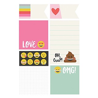 SIMPLE STORIES  EMOJI LOVE STICKY NOTES