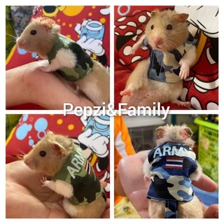 [[[ Pepzi&Family ]]] เสื้อพร้อมสายจูง แฮมเตอร์