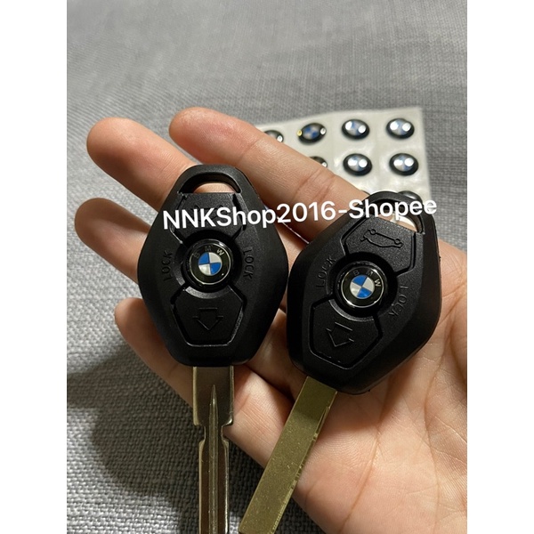 โลโก้ กุญแจ BM 11mm. BMW logo สติ๊กเกอร์ โลโก้ BMW สำหรับติดกุญแจ E36 E38 E39 E46 E60 E63 E85 E83 E5