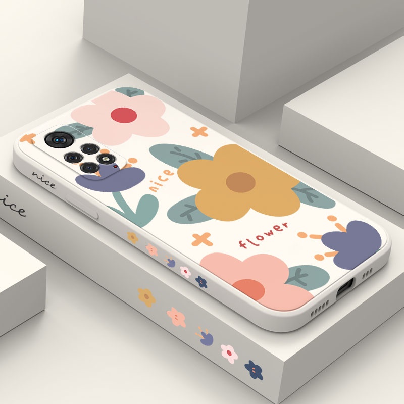 เคสโทรศัพท์มือถือ ลายดอกไม้ ดวงอาทิตย์ สร้างสรรค์ สําหรับ Xiaomi Redmi Note 11 11S Pro PLUS + 11T 4G 5G