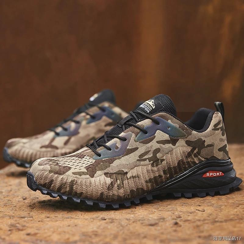 ◙Xiaomi Outdoor Men Hiking Shoes Waterproof Tactical Combat Army Boots Desert Training Sneakers Trekking Shoes Plus Size