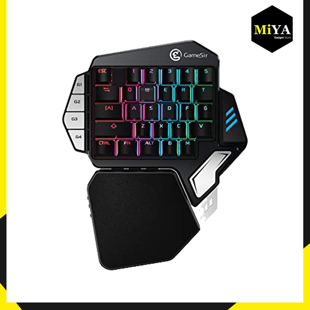GameSir Z1 RGB Kailh Mechanical Gaming Keyboard One Handed Wireless Mini Keypad FPS PUBG Mobile Game