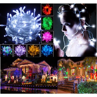 (มี มอก. ปลอดภัย) ไฟตกแต่ง ไฟประดับ ยาว 8.5 เมตร มีหลายสี