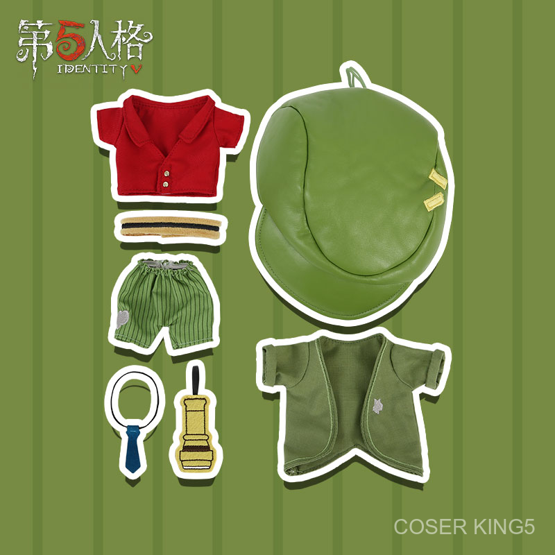 COSER KING Official Original Game Identity V Kreacher Pierson Philanthropist Cosplay Plushie ตุ๊กตา ของเล่นแต่งตัวเสื้อผ