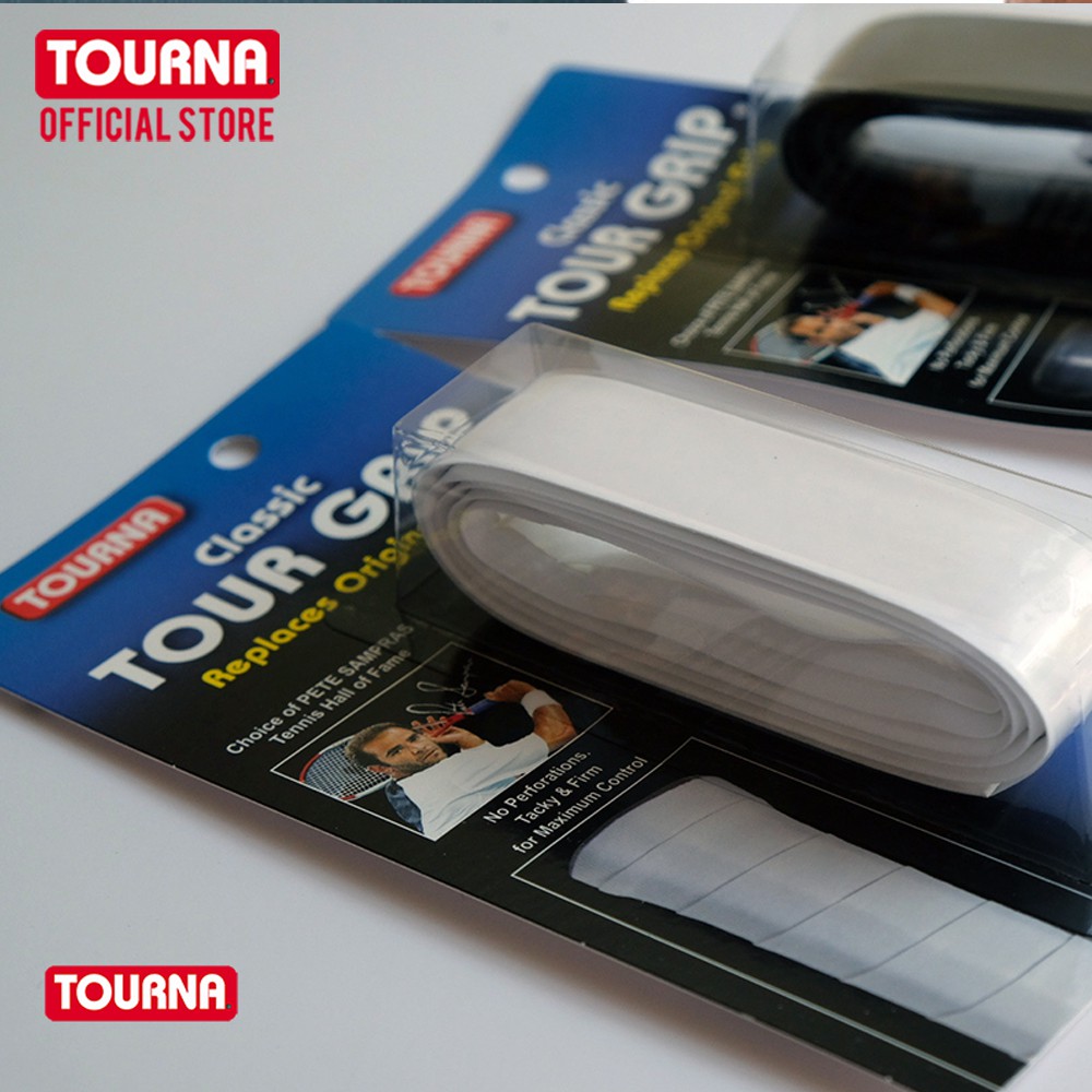 TOURNA Classic Tour Grip @ Replacement Grip 1.8mm.(No Perforations) กริปด้านในเทนนิส แบดมินตัน กอฟท์