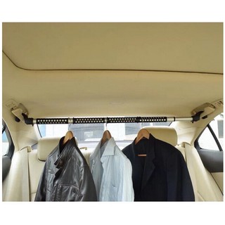 ราวแขวนผ้าในรถAuto k car Clothes rail hanger (ปรับความยาวได้ถึง 87cm. - 162 cm.)