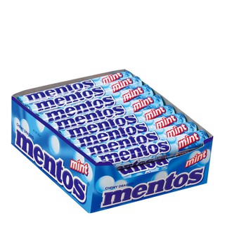 เมนทอส ลูกอม ชนิดแท่ง 37 กรัม. (24 แท่ง) Mentos Candy Sticks 37 grams. (24 sticks)