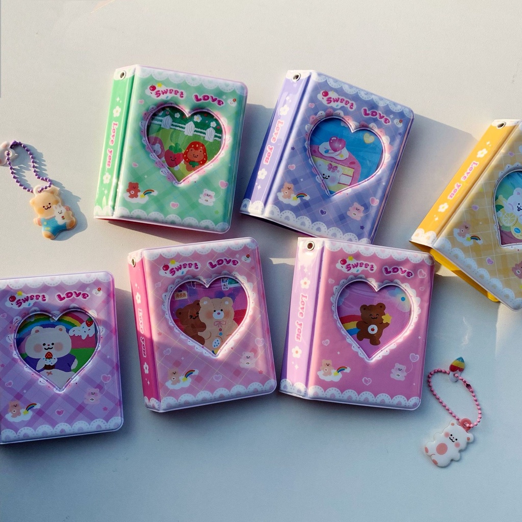 Lazy bear พร้อมส่ง แฟ้มการ์ด1ช่อง ใส่การ์ดได้40ใบ แฟ้มสะสมการ์ด แฟ้ม