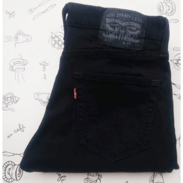 กางเกงยีนส์levi's สีดำมือสอง Made in Mexico แท้ 100 %