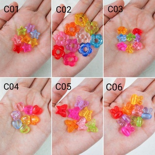 ลูกปัดแบบใสคละสี 15g / 30g (รอบส่งทุกวัน)