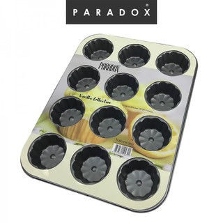 พิมพ์อบขนมไหว้พระจันทร์ 12 ถ้วย Paradox muffin pan 12 cup รุ่น KR-3002