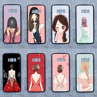 เคส Samsung S8 ลายผู้หญิง ขอบนิ่มหลังแข็ง เคสมือถือ เคสโทรศัพท์ Case เคส TPU ขอบนิ่มหลังแข็ง ไม่ขูดตัวเครื่อง ไม่กัดขอบ