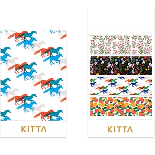 KITTA Basic Pattern (KIT061) / Washi tape แบบแผ่นพร้อมใช้งาน ลายแพทเทิร์น แบรนด์ KITTA จากประเทศญี่ปุ่น