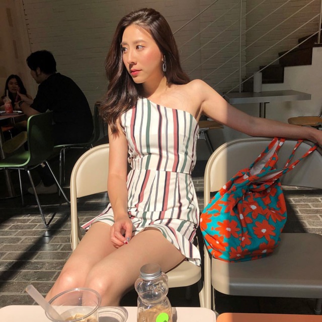 [Something apparels] Wilma jumpsuit สี white