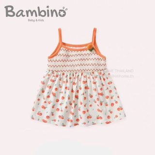 Bambino ชุดมินิเดรสเด็ก น่ารัก สดใส ชุดกระโปรงเด็ก ชุดกระโปรงเดรสเด็ก เสื้อผ้าเด็ก ผ้านุ่ม Girl Mini Dresses Skirt