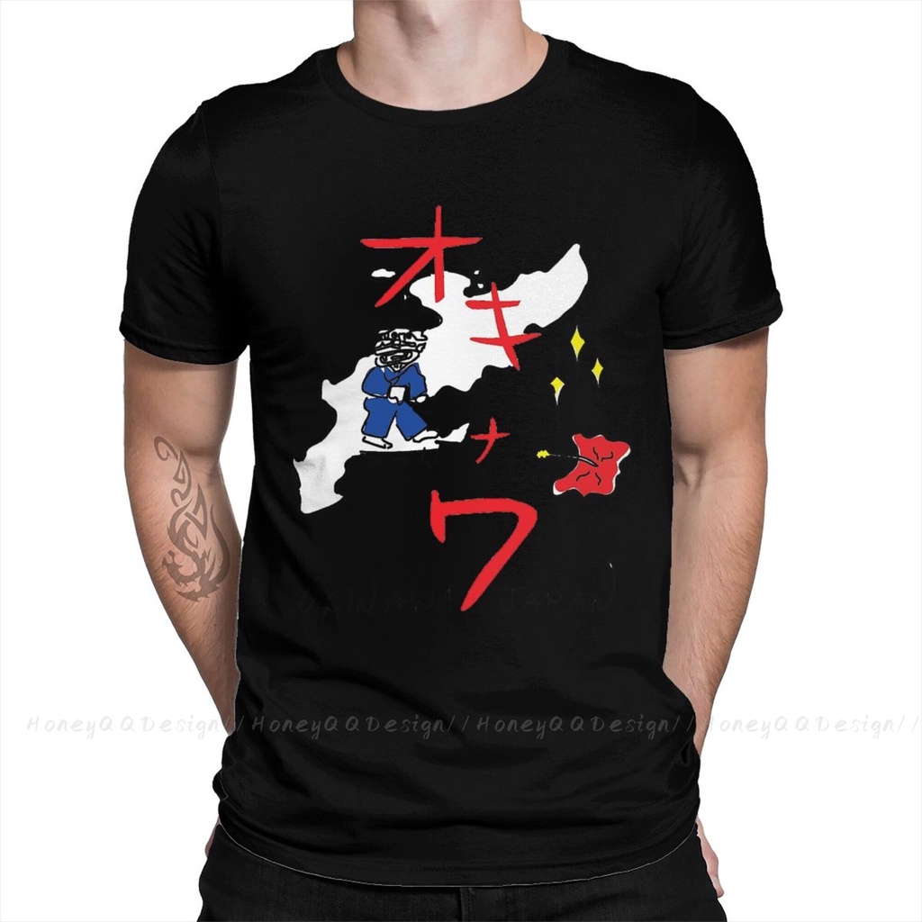 ผู้ชาย Kill Bill TShirt Kill Bill Okinawa Japan Pure Cotton O คอ Tees Harajuku เสื้อผู้ใหญ่ Oversize